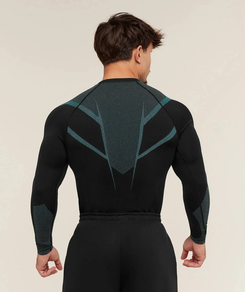 GYMSHARK ONYX V5 COMPRESSION LONGSLEEVES