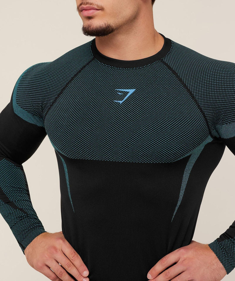 GYMSHARK ONYX V5 COMPRESSION LONGSLEEVES