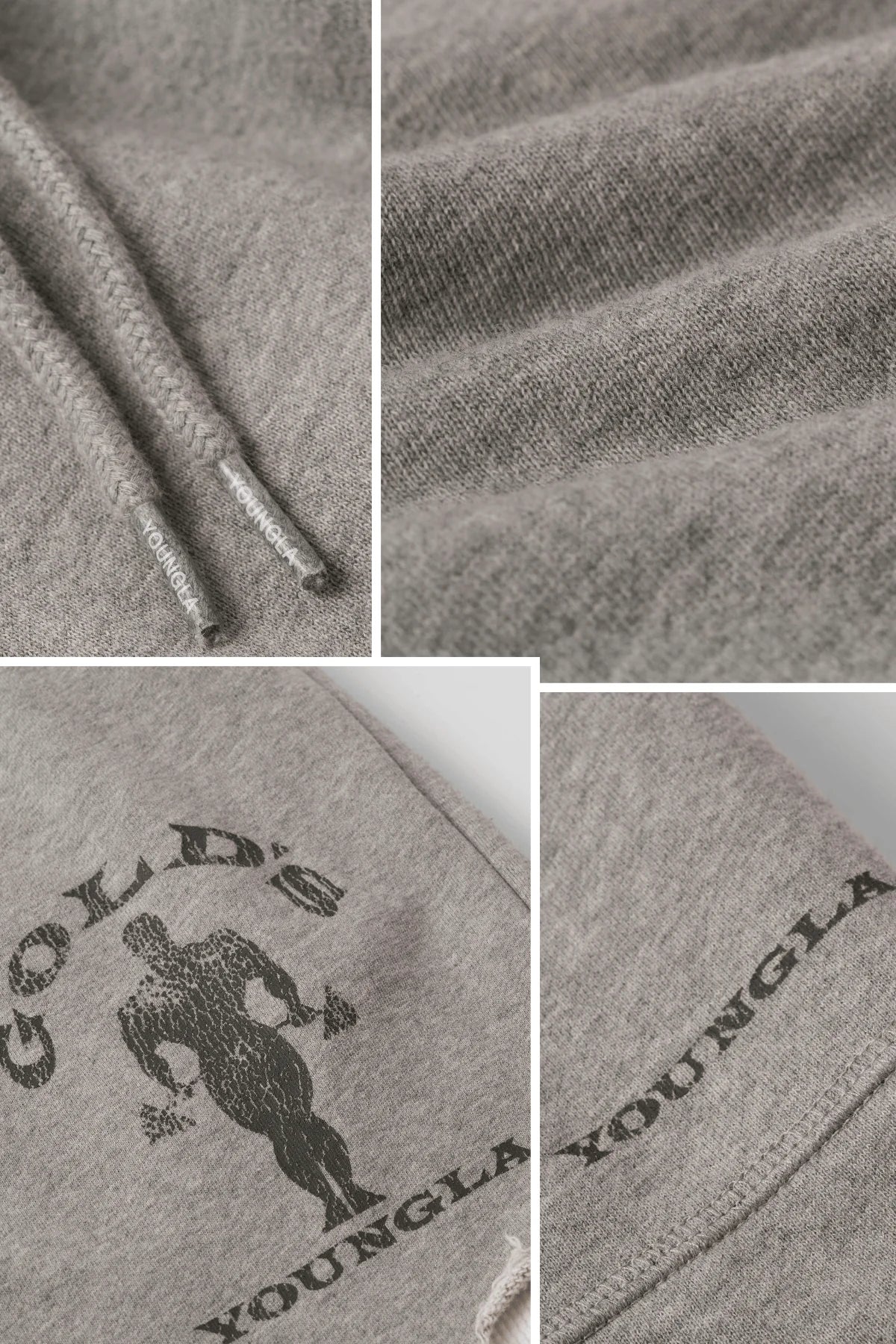 YOUNGLA X GOLD'S GYM SWEATPANTS