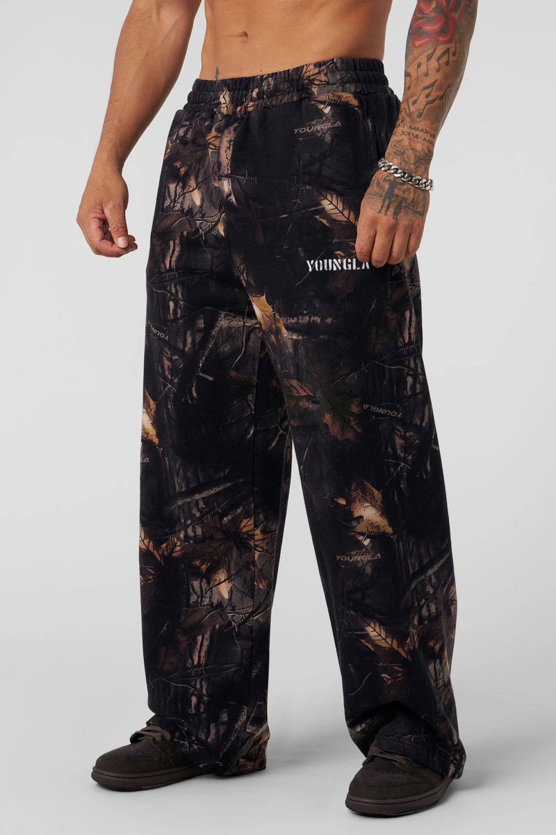 YOUNGLA TREE CAMO SWEATPANTS