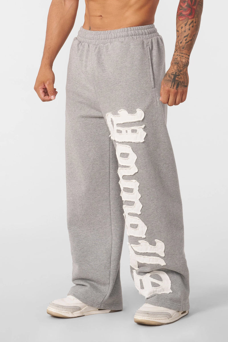 YOUNGLA PATCHED SWEATPANTS