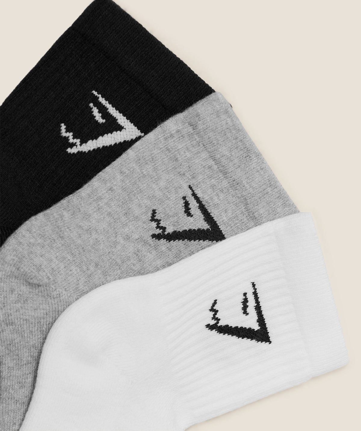 GYMSHARK SOCKS 3PK