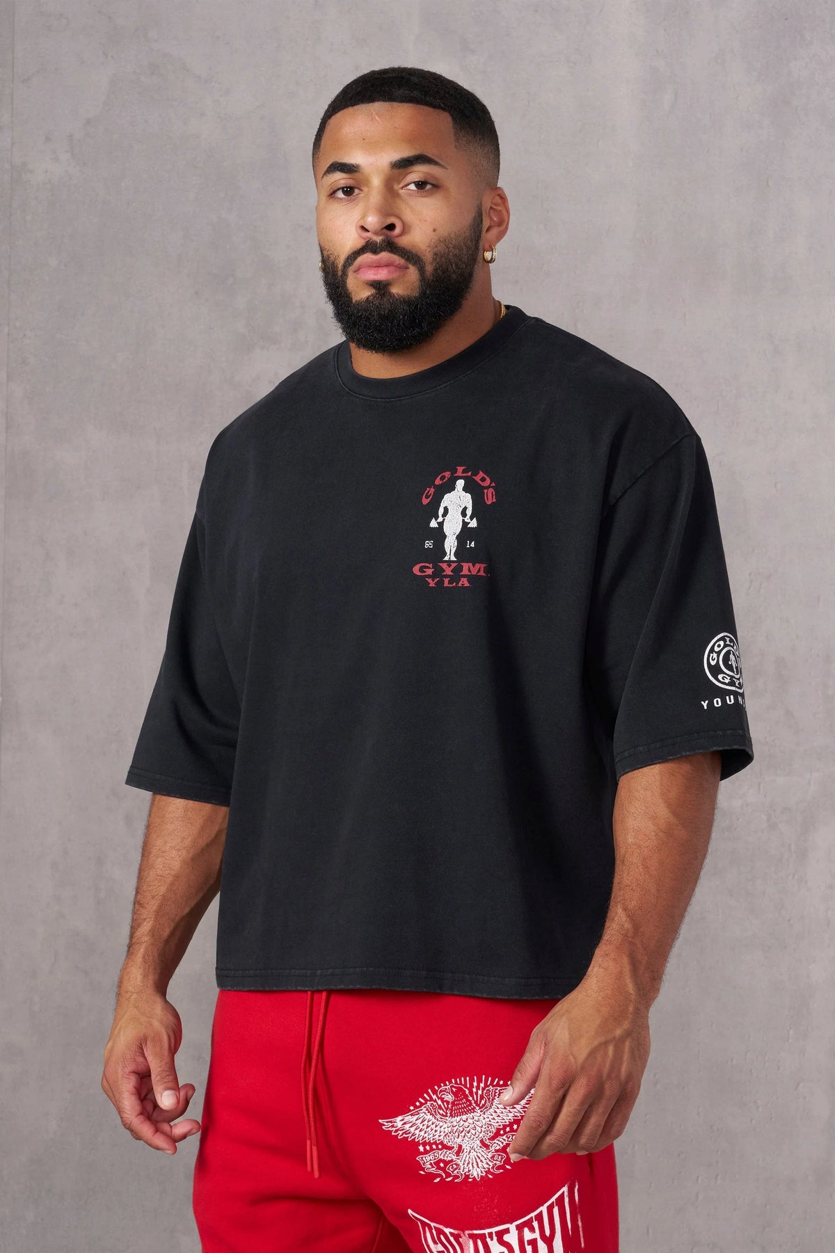 YOUNGLA X GOLD'S PUMP COVER TEES