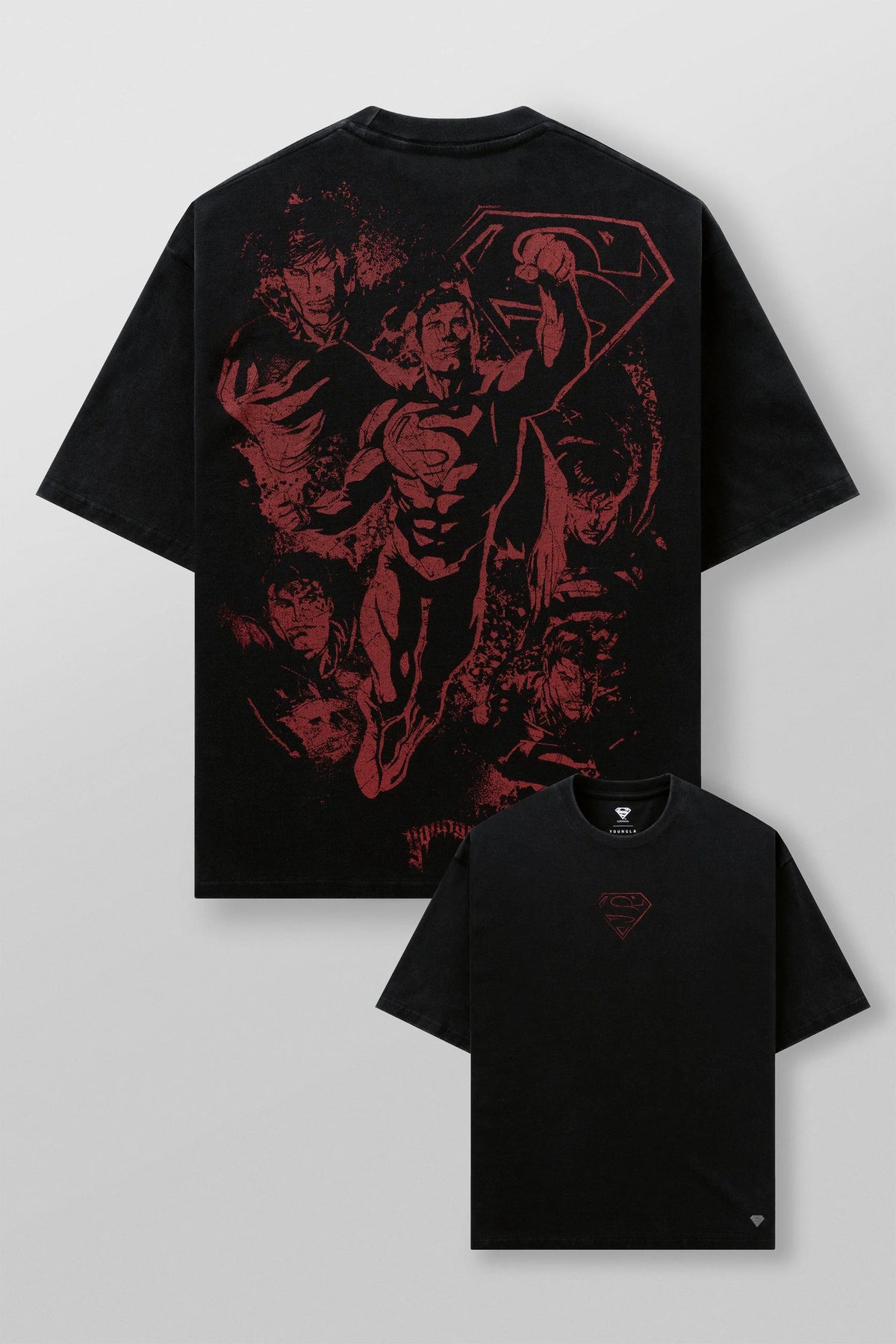 YOUNGLA X SUPERMAN PUMP COVER TEES