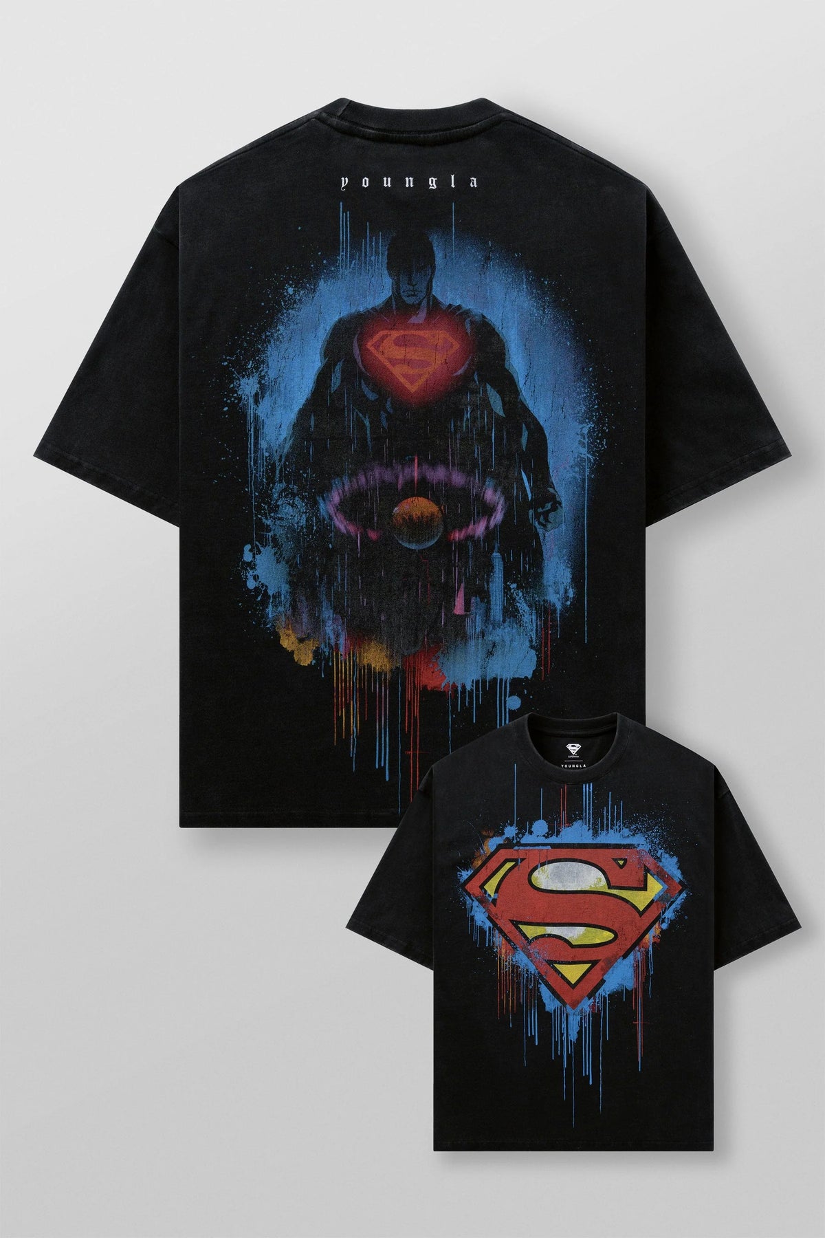 YOUNGLA X SUPERMAN PUMP COVER TEES