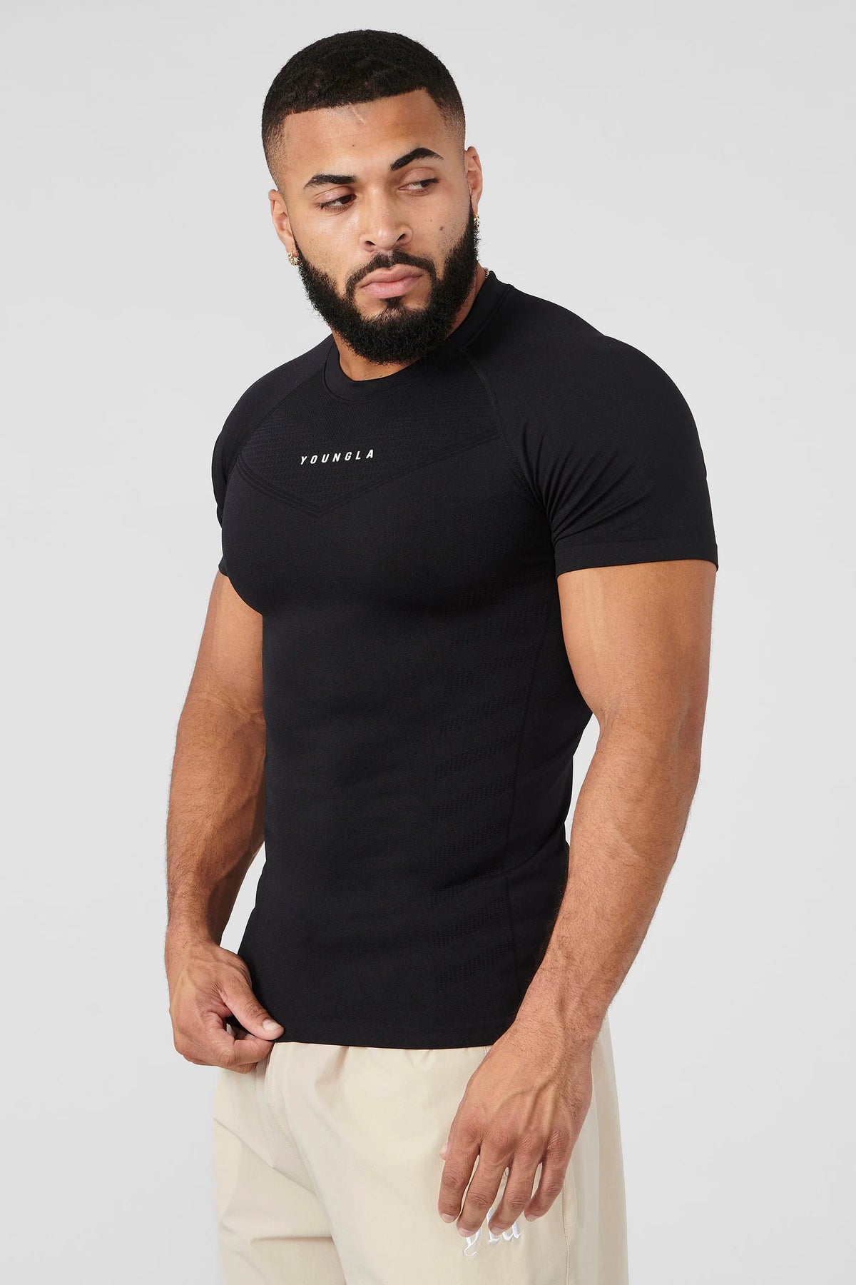 YOUNGLA BASIC COMPRESSION TEES
