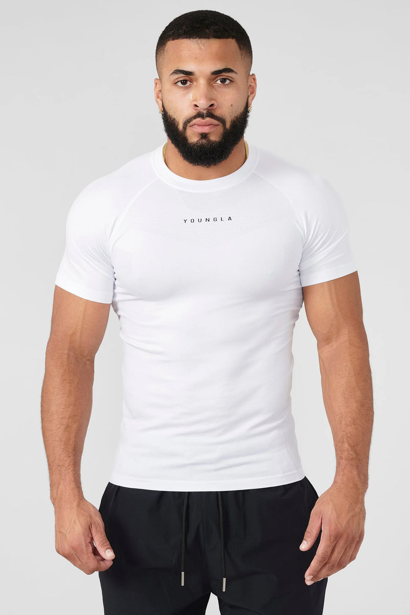 YOUNGLA BASIC COMPRESSION TEES