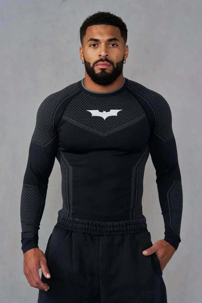 YOUNGLA X BATMAN COMPRESSION LONGSLEEVES