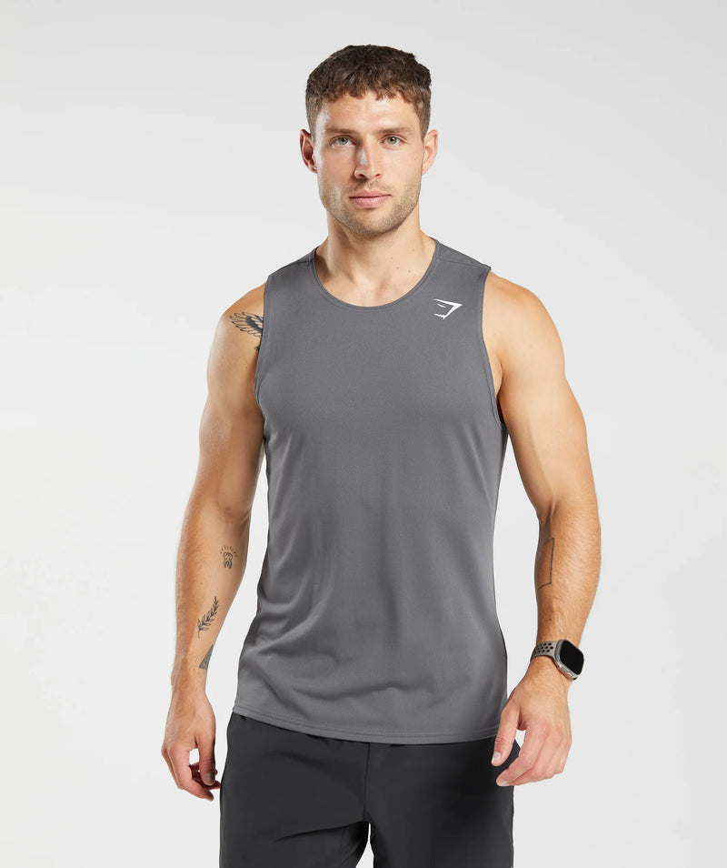GYMSHARK BASIC CREST TANKTOP