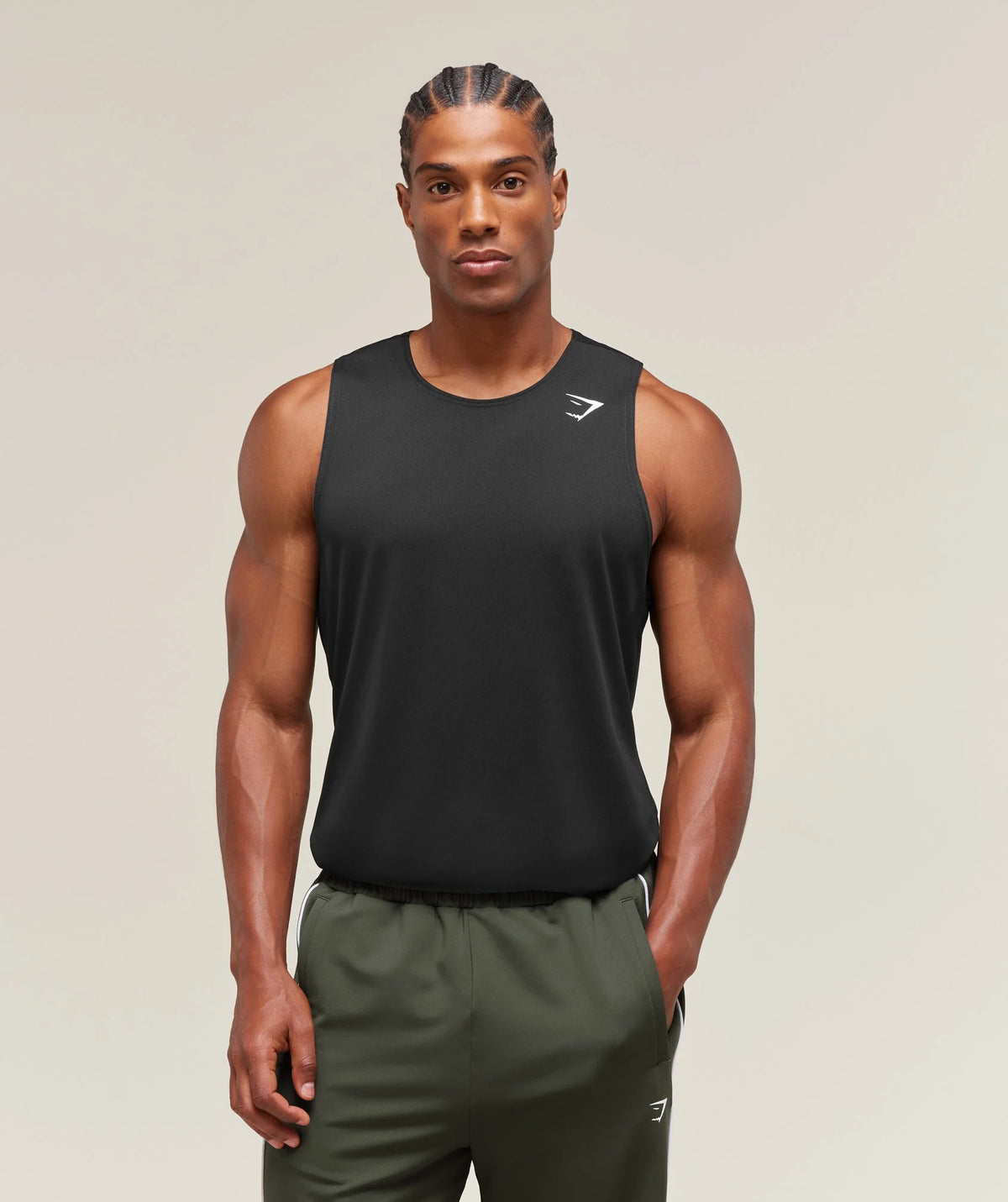 GYMSHARK BASIC CREST TANKTOP