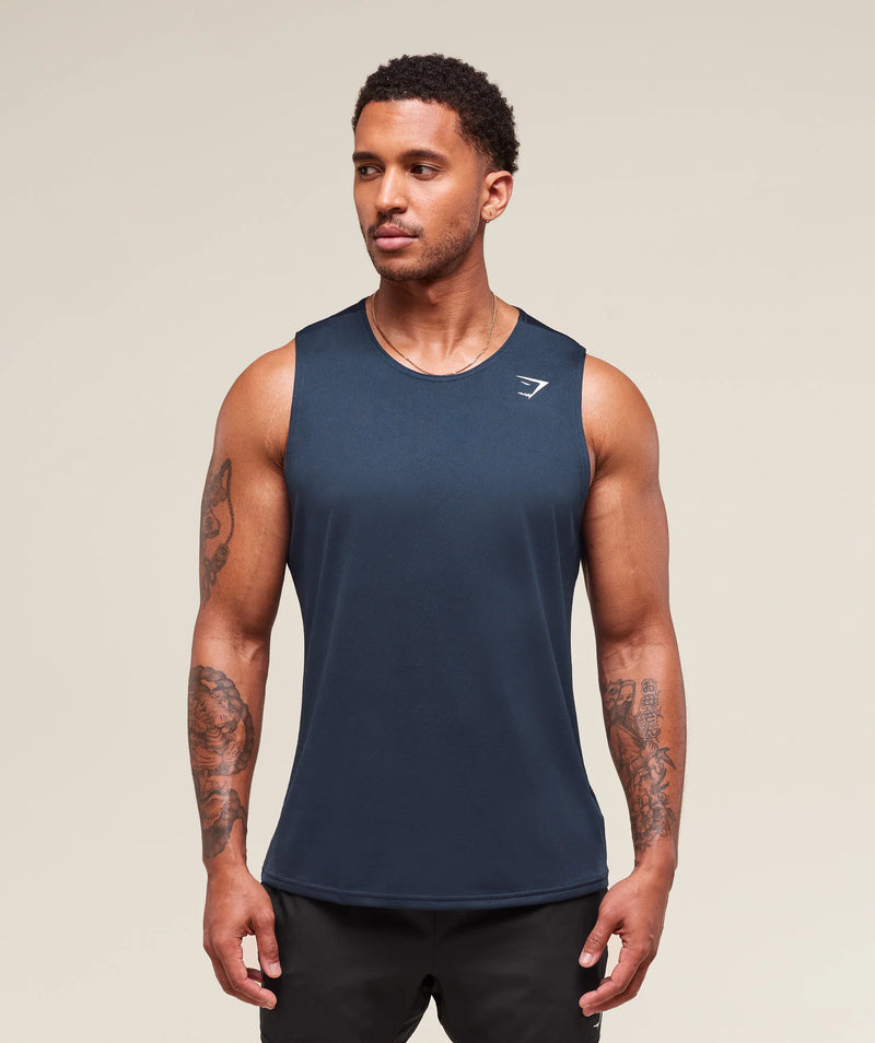 GYMSHARK BASIC CREST TANKTOP