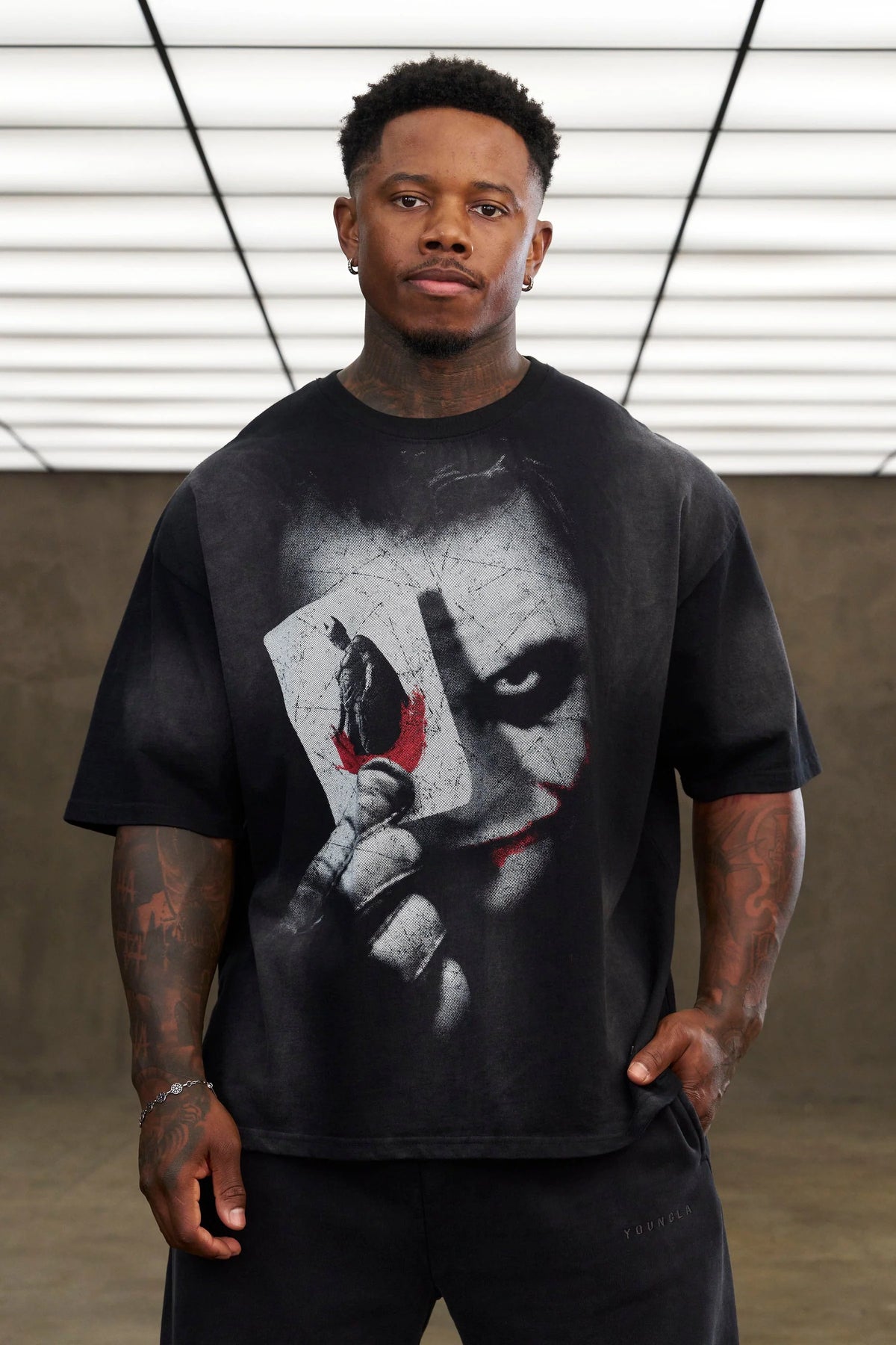 Y0UNGLA X BATMAN CHARACTERS PUMP COVER TEES