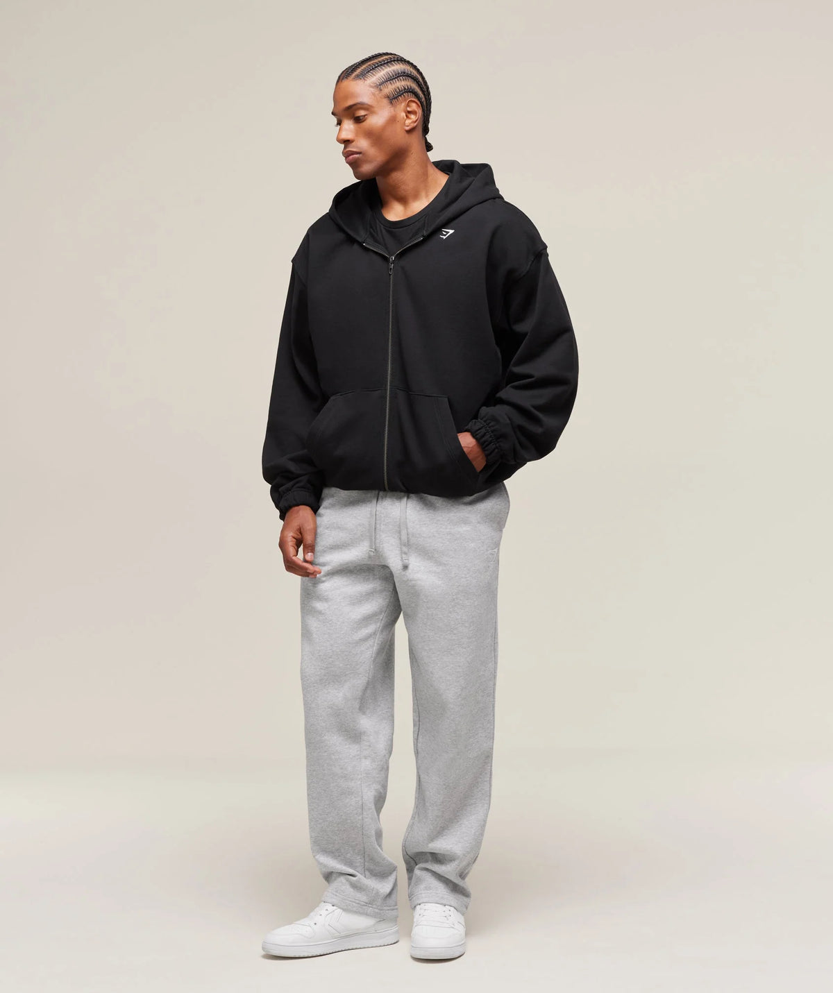 GYMSHARK WIDE LEG BASIC SWEATPANTS