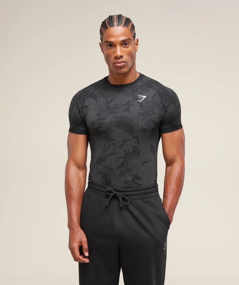 GYMSHARK GEO SEAMLESS TEE