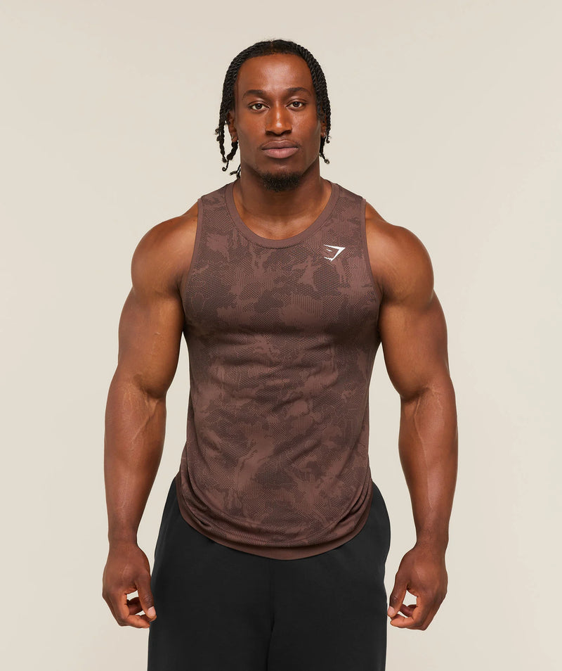 GYMSHARK GEO SEAMLESS TANKTOP