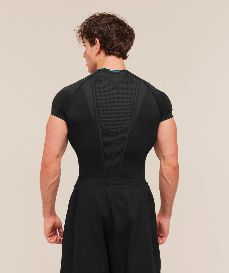GYMSHARK ONYX V1 COMPRESSION TEE