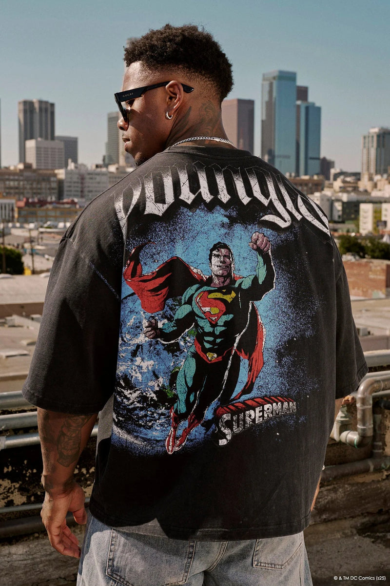 YOUNGLA X SUPERMAN PUMP COVER TEES