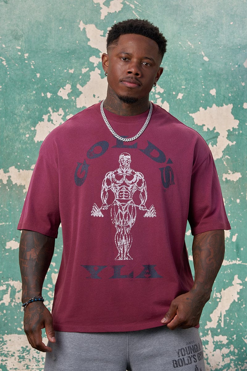YOUNGLA X GOLD'S PUMP COVER TEES