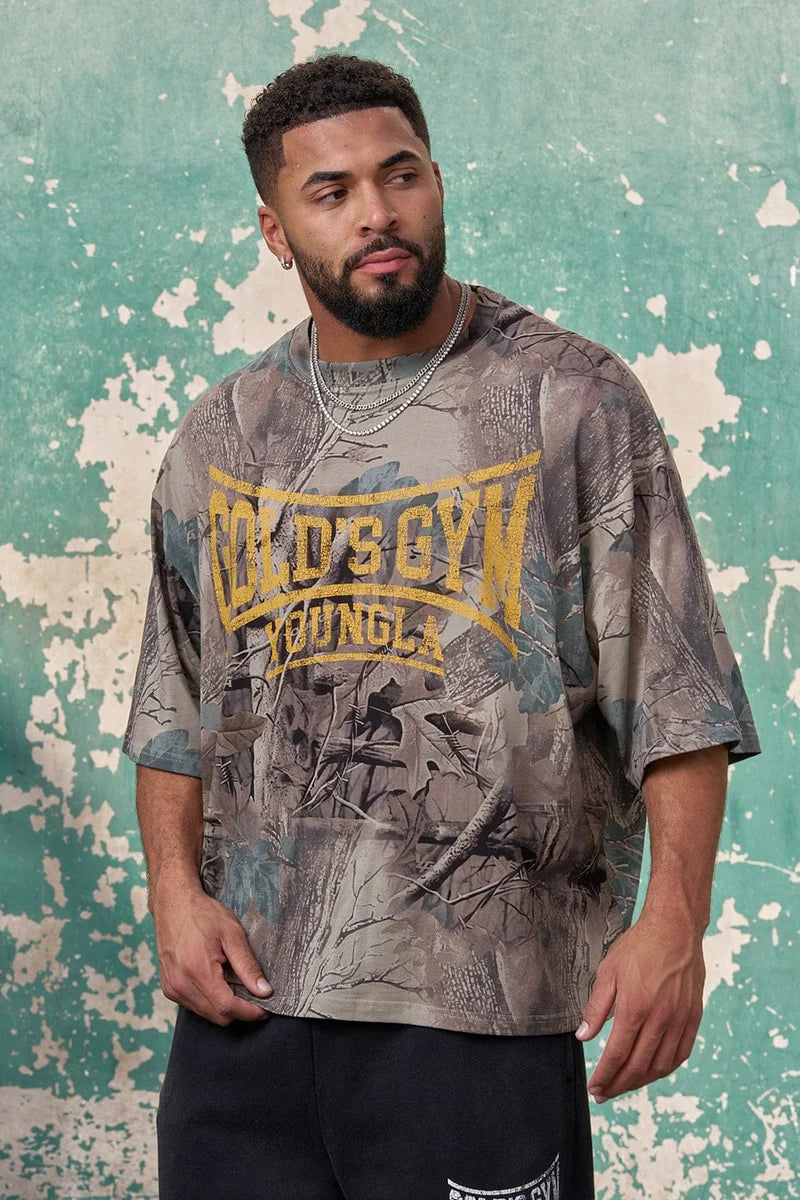 YOUNGLA X GOLD'S PUMP COVER TEES