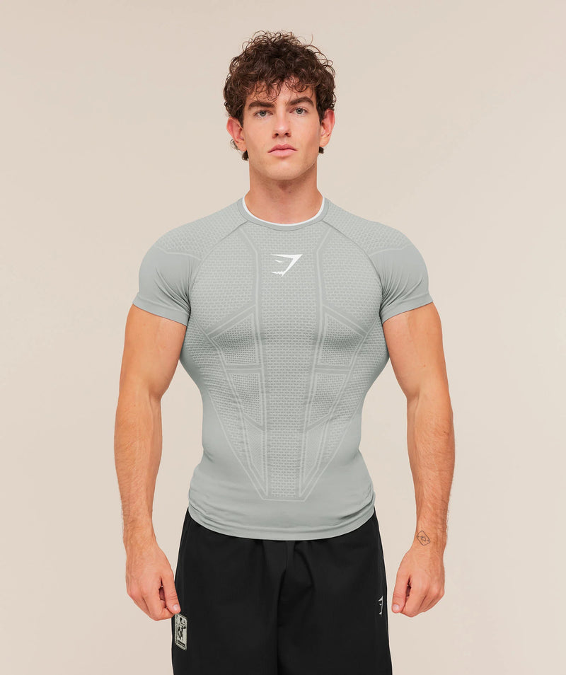 GYMSHARK ONYX V1 COMPRESSION TEE
