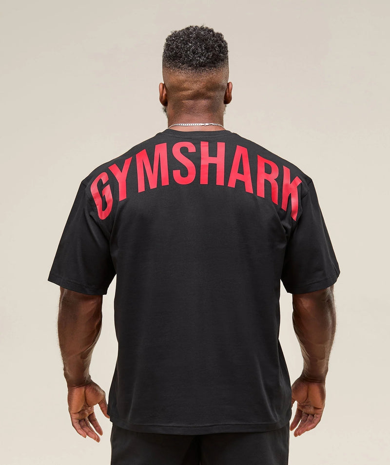 GYMSHARK POWER PUMP COVER TEES
