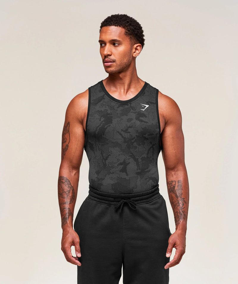 GYMSHARK GEO SEAMLESS TANKTOP