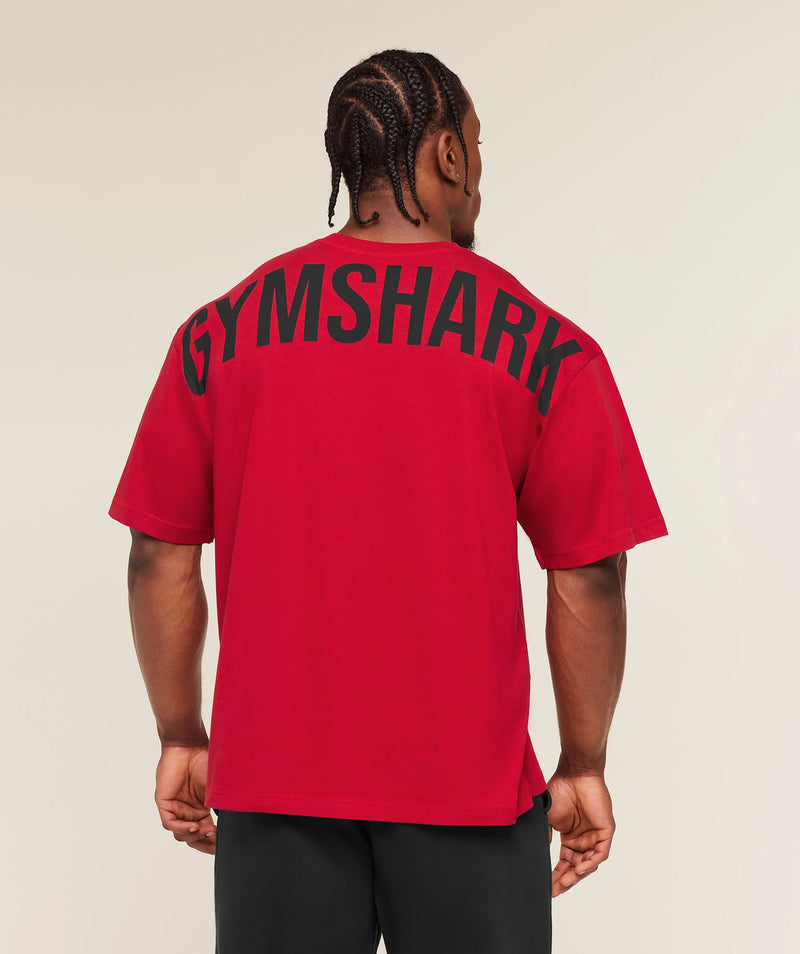 GYMSHARK POWER PUMP COVER TEES