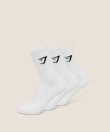 3 Pairs per Pack (White)