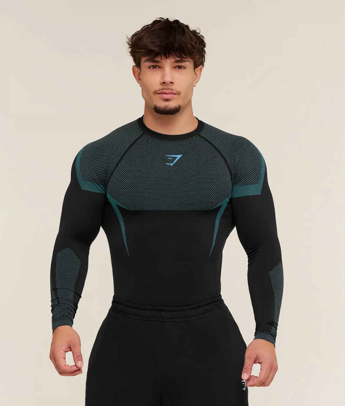 GYMSHARK ONYX V5 COMPRESSION LONGSLEEVES